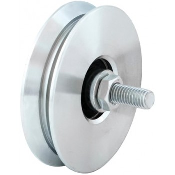 Roda "Y" c/ Parafuso 2 Rolamento Galvanizada Y2S 120x30mm 203.0073